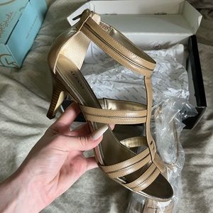 Alfani gold heels